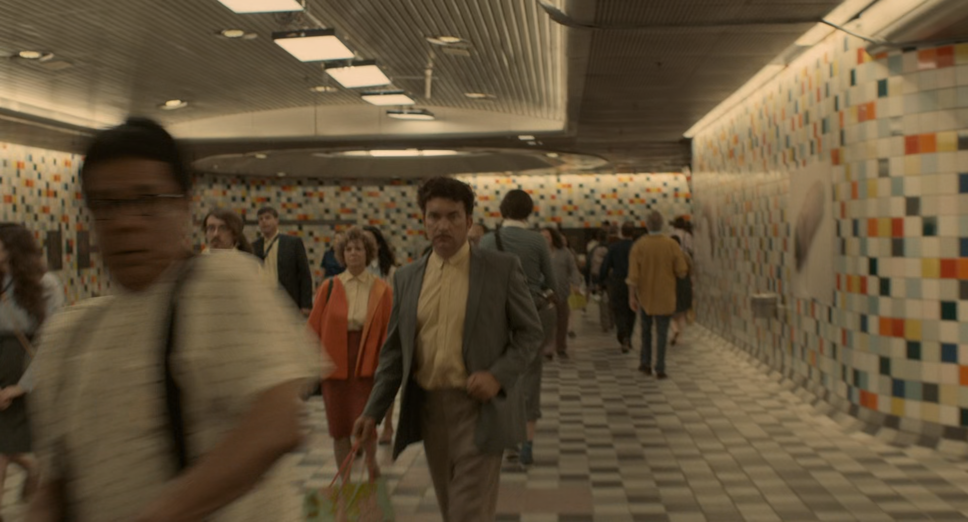 Her screenshot- Interior subway tile
