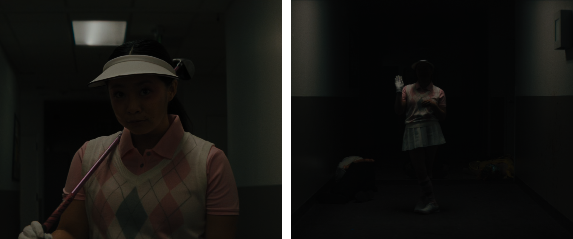 EEAAO Screenshot- Jobu's pink and white preppy golf outfit